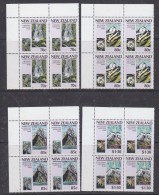 New Zealand 1987 Natonal Parks 4v Bl Of 4  ** Mnh (29095A) - Unused Stamps