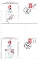 XVI° Jeux Olympique D'Alberville 1992 (pochette De 10 Enveloppes 1° Jour Dans Son Enballage D'origine - Andere & Zonder Classificatie