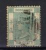 W818 - HONG KONG 1882 , Vittoria 10 Cent Yvert  N. 40 Usato . Fil CA - Gebraucht