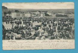 CPA Métier Maquignons Marché Aux Bestiaux Champ De Foire Jour De Marché PARTHENAY 79 - Parthenay