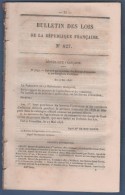 1879 - BULLETIN DES LOIS - BREVETS D'INVENTION ET CERTIFICATS D'ADDITION - - Décrets & Lois