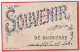 Cpa Carnières  Souvenir - Morlanwelz