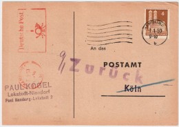 Bizone, 1950, Anschriften-Prüfung!  ,  #5684 - Cartas & Documentos