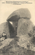 CPA Trégunc - Dolmen - Route De Pont-Aven - Trégunc