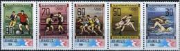 SYRIE Jeux Olympiques LOS ANGELES 84. Yvert N° 711/15. ** MNH. - Verano 1984: Los Angeles