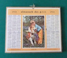 Almanach Des P.T.T. 1961 - Département De La Seine Et Oise - Illustration Soyons Amis - Grand Format : 1961-70