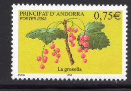 Andorre 2003.Baie Groseille - Unused Stamps