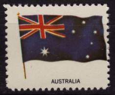 AUSTRALIA - FLAG FLAGS / Cinderella Label Vignette - MNH / USA Ed. 1965. - Werbemarken, Vignetten