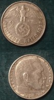 M_p> Germania 3° Reich 2 Reichs Mark 1937 A In Argento - 2 Reichsmark