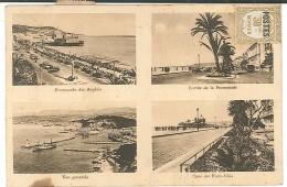 CPA 06 - Souvenir De Nice - Timbre Monaco Recouvrement - Cartas & Documentos