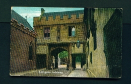 ENGLAND  -  Abingdon Gateway  Used Vintage Postcard As Scans - Autres & Non Classés
