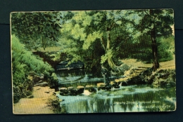 ENGLAND  -  Newcastle On Tyne  Jesmond Dene  Stepping Stones   Used Vintage Postcard As Scans - Newcastle-upon-Tyne