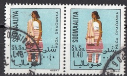 418 Somalia 1975 Abiti Tradizionali Femminili - Huga Dhaqanka - Viaggiato Used - Somalie (1960-...)