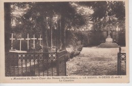 CPA Le Mesnil-St-Denis - Monastère Du Sacré-Coeur Des Dames Norbertines - Le Cimetière - Le Mesnil Saint Denis