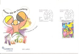 Andorra Española - Sobre Primer Día-FDC Yvert 386 - Covers & Documents