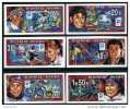 Korea 1994, SC #3412-17, Imperf, 17th Winter Olympic Games - Winter 1994: Lillehammer