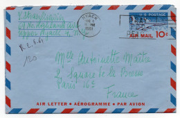 USA--1961--Aérogramme De NYACK (N-Y) Pour PARIS-France - Cartas & Documentos