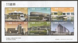 2016 Hong Kong Public ARCHITECTURE MS OF 6V - Nuevos