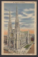 St. Patrick's Cathedral , New York. 1946  - Stamp Boston / Gouda. See The 2  Scans For Condition. ( Originalscan !!! ) - Kerken