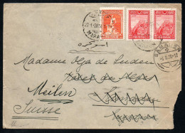 3077 - Alter Beleg Brief - Samalien Nach Meilen Schweiz 1928 - Covers & Documents