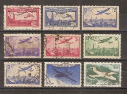 FRANCE - LOT DE TIMBRES OBLITERES - POSTE AERIENNE - AVIATION - AVION - Sonstige & Ohne Zuordnung