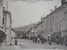 CPA  01 Ain Envions De Belley Yenne La Grande Rue La Dent Du Chat - Sin Clasificación