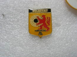 Pin's De La Société De Tir De La Ville De SELESTAT - Bogenschiessen