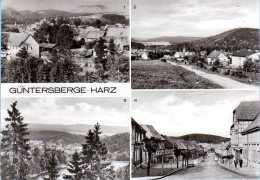 Harzgerode Güntersberge - S/w Mehrbildkarte 2 - Harzgerode