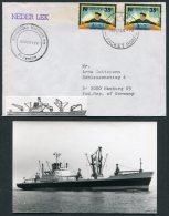 1965 Auckland Packet Boat NZ Netherlands Ship Cover (+ Photo) Rotterdam NEDER LEK - Covers & Documents