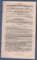 1878 BULLETIN DES LOIS - ETABLISSEMENT D´UN CHEMIN DE FER DE WASSY A DOULEVANT LE CHATEAU 52 HAUTE MARNE - Décrets & Lois