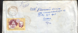 Romania, Letter Circulated In 1989 - Great Discoverers, Robert Edwin Peary And Emil Racovita - Briefe U. Dokumente