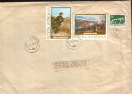 Romania, Letter Circulated In 1990 - Paintings By N.Grigorescu - Briefe U. Dokumente