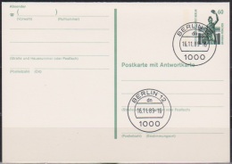 Berlin Ganzsache Mi.Nr. P 133 Stempel Berlin 16.11.89 Ungebraucht (d 3670 ) - Postkaarten - Ongebruikt