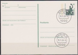 Berlin Ganzsache Mi.Nr. P 130 Stempel Berlin 16.11.89 Ungebraucht (d 3672) - Postkarten - Ungebraucht