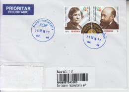 ROMANIA : 85 YEARS RADIO Cover Circulated To MOLDOVA - Envoi Enregistre! Registered Shipping! - Usati