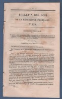 1879 BULLETIN DES LOIS - PORT HONFLEUR - CREDITS EXERCICES 1878 1879 - INSTALLATION OBSERVATOIRE DE MEUDON - CHEMINS FER - Décrets & Lois