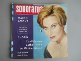 SONORAMA N° 18 AVRIL 1960 - MARCEL AMONT - MICHELE MORGAN - Spezialformate