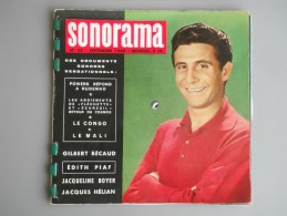 SONORAMA N° 22  SEPTEMBRE 1960 - GILBERT BECAUD - EDITH PIAF - Spezialformate
