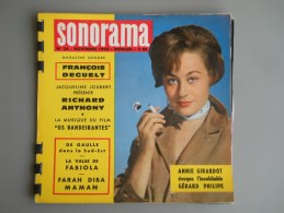 SONORAMA N° 24 NOVEMBRE 1960 - RICHARD ANTHONY - ANNIE GIRARDOT - Special Formats