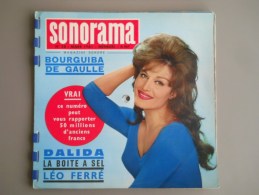 SONORAMA N° 28 MARS 1961 - DALIDA - LEO FERRE - Formats Spéciaux