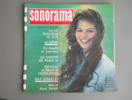 SONORAMA N° 32 JUILLET AOUT 1961 - CLAUDIA CARDINAL - RAY CHARLES - ALGERIE - Speciale Formaten
