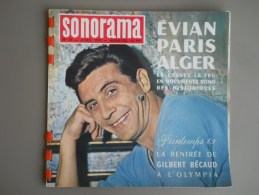 SONORAMA N° 39 AVRIL 1962 - GILBERT BECAUD - ALGERIE - Formati Speciali