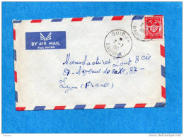 MARCOPHILIE-lettre FM -DAHOMEY Cad- OUIDAH -1961-stamps N°12 FM Rouge -pour Françe - Lettres & Documents