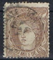 Sello Alegoria 200 Milesimas, Fechador AMBULANTE Ferrocarril , Num 109 º - Used Stamps