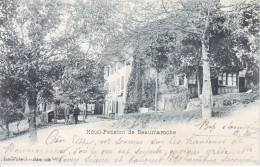 BEAUMAROCHE - HOTEL -PENSION - ANIMEE - DOS UNIQUE - 22.09.1901 ( S LE TIMBRE) - TB - VD Vaud