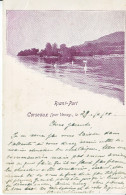 RIANT-PORT - CORSEAUX(PAR VEVEY) - DOS UNIQUE - 20.09.1900 - RR - Corseaux