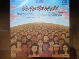 We Are The World (Ray Charles, Michael Jackson, Dionne Warwick,Bob Dylan,Tina Turner ...) - 45 T - Maxi-Single
