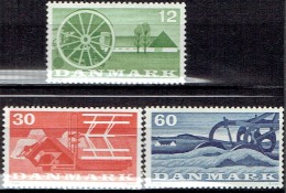DENMARK  # FROM 1960  STANLEY GIBBONS 421-423** - Unused Stamps