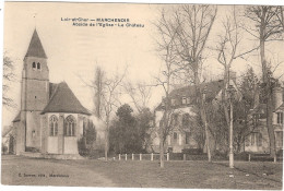 CPA Marchenoir  Abside De L'Eglise Le Château 41 Loir Et Cher - Marchenoir