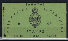 BAHAMAS:  Booklet SB3  1961 Complete MNH/**  6 Shilling - Bahamas (1973-...)